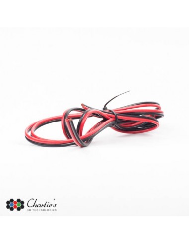 LOUDSPEAKER WIRE - RED / BLACK - 2 x 2.50 mm²
