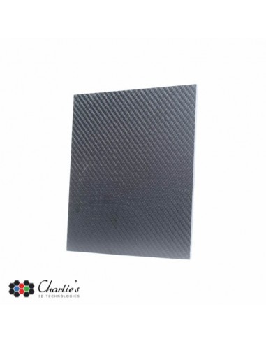Carbon plaat - 200 x 314 x 3 mm